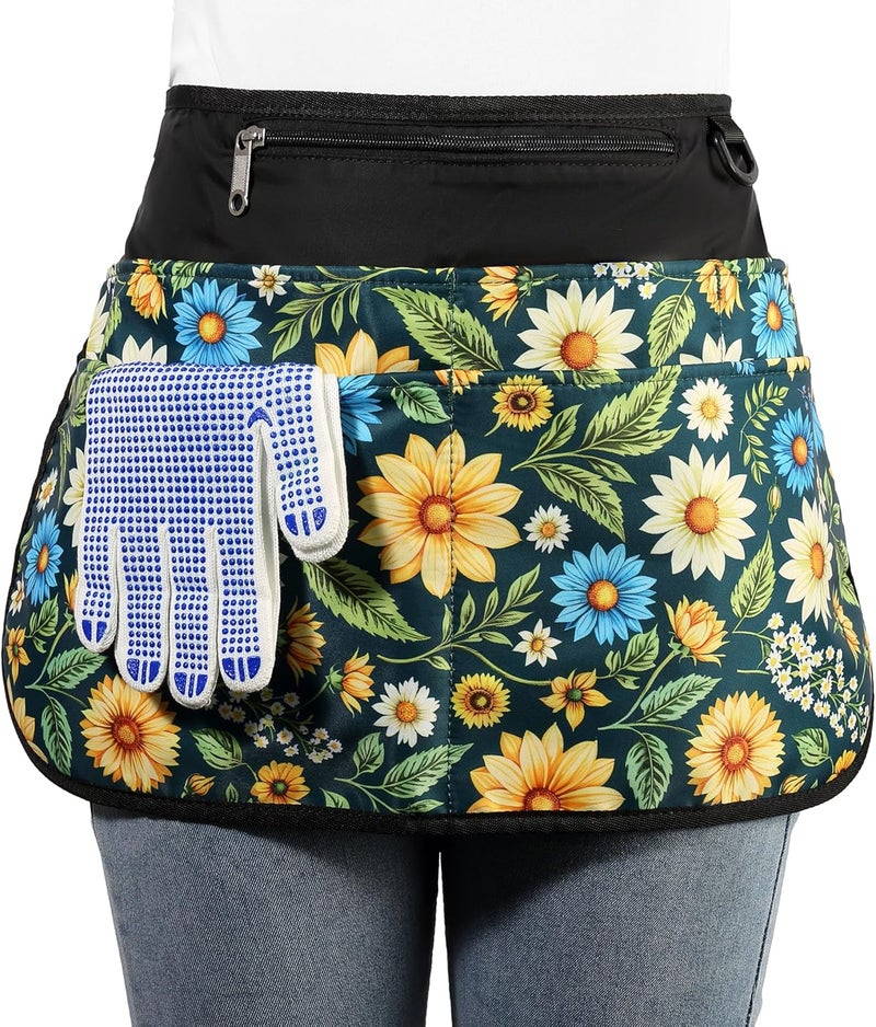 Bafelia Garden Apron for Women with 6 Pocket,Half Florist Apron - Image 1